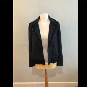 J.Crew Wool Moto Jacket Gray Size 0